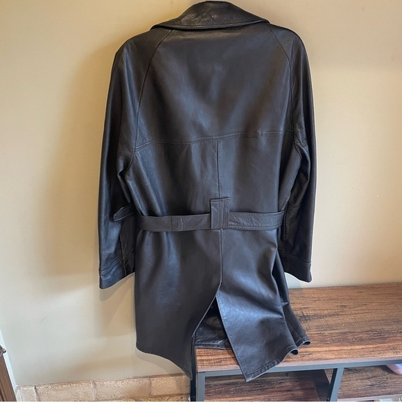 Vintage Kurland Brown  jacket Leather Imported Cabretta Leather - Picture 7 of 13